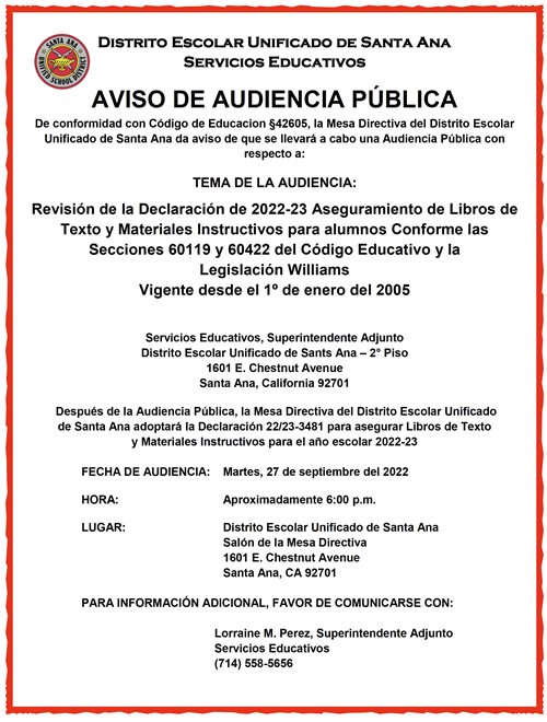 public hearing notice